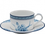 Canton Flower Cup and Saucer 